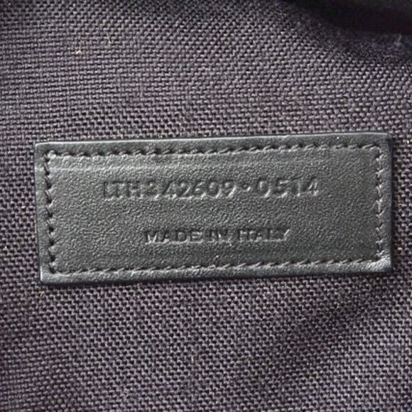Saint Laurent Backpack Moon Bag Black main image 7